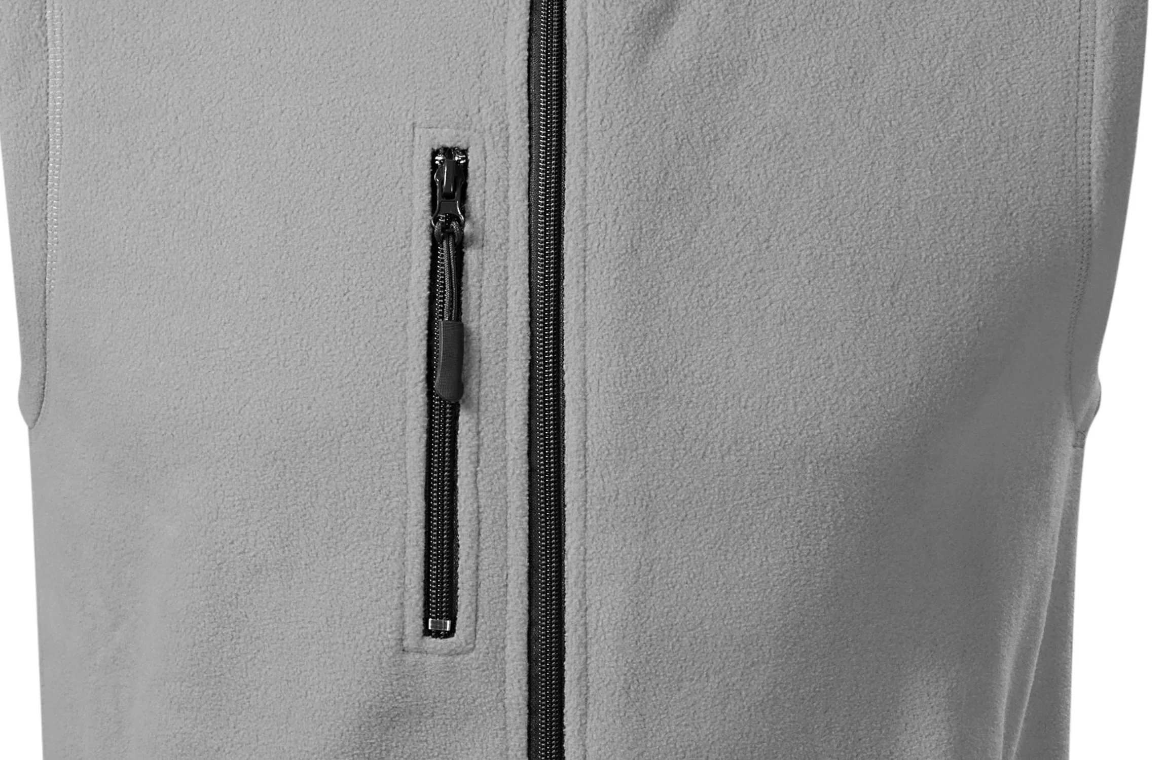 Vesta contrastantă - Buzunare practice cu fermoar