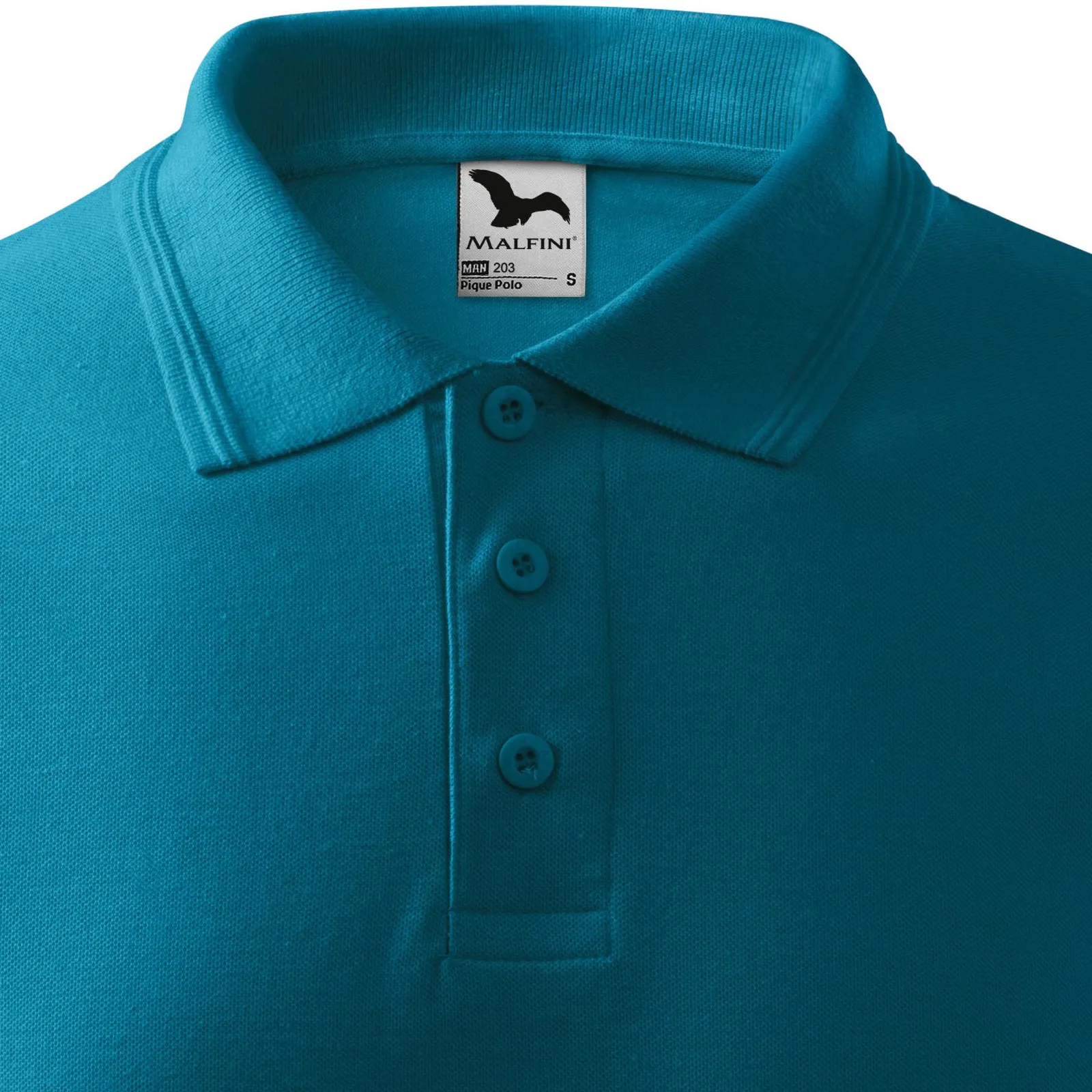 Polo tricou bărbătesc - Închidere cu 3 nasturi
