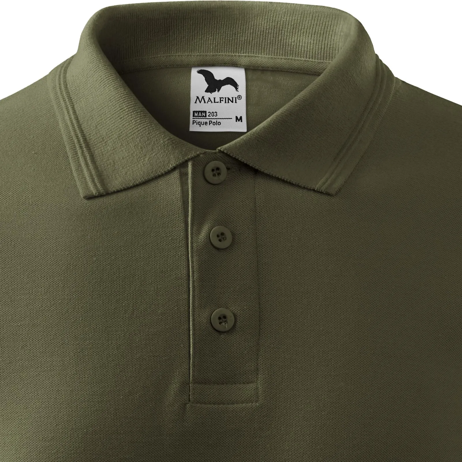 Polo tricou bărbătesc - Închidere cu 3 nasturi