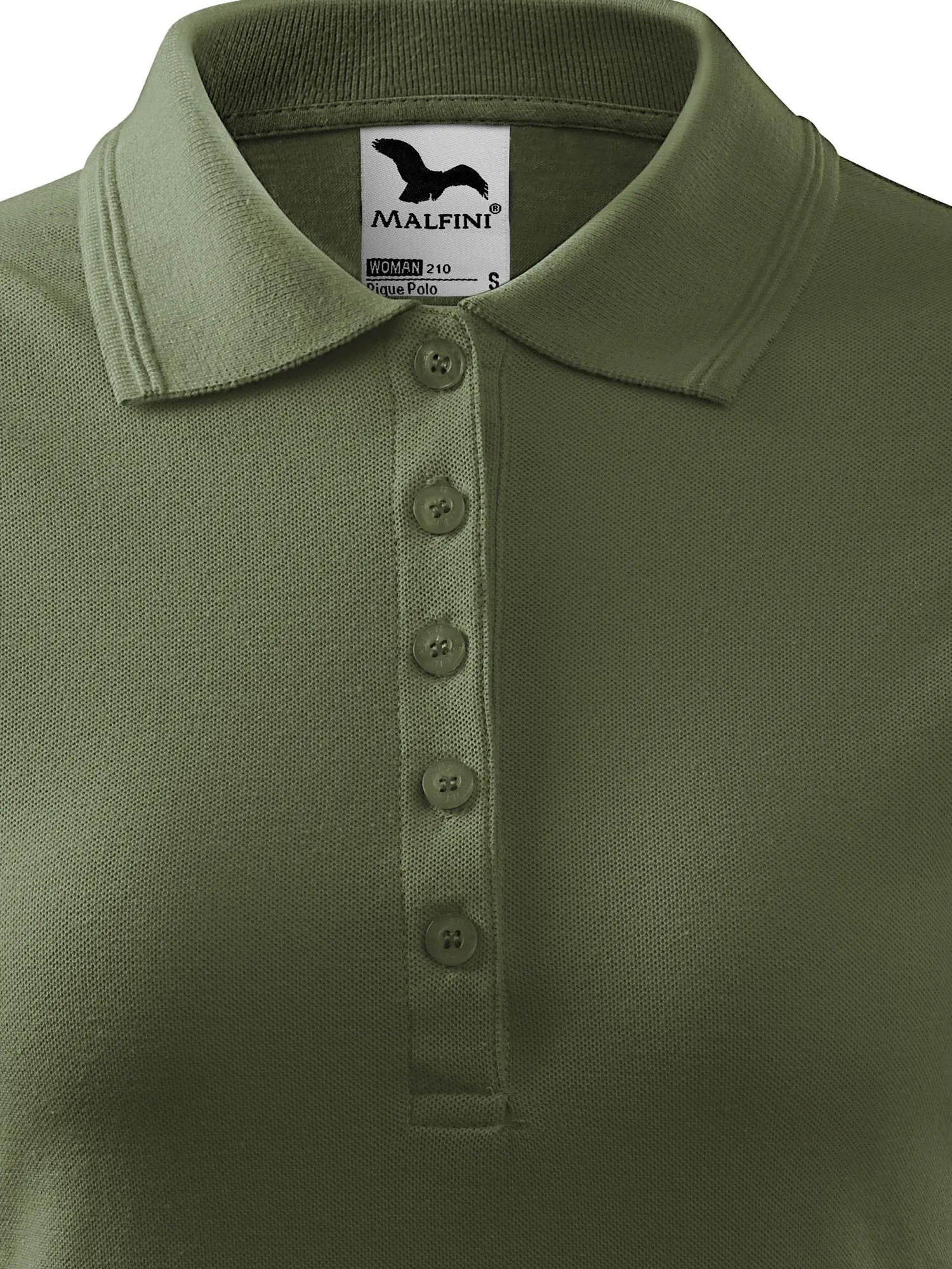 Polo elegant pentru femei - Închidere cu 5 nasturi