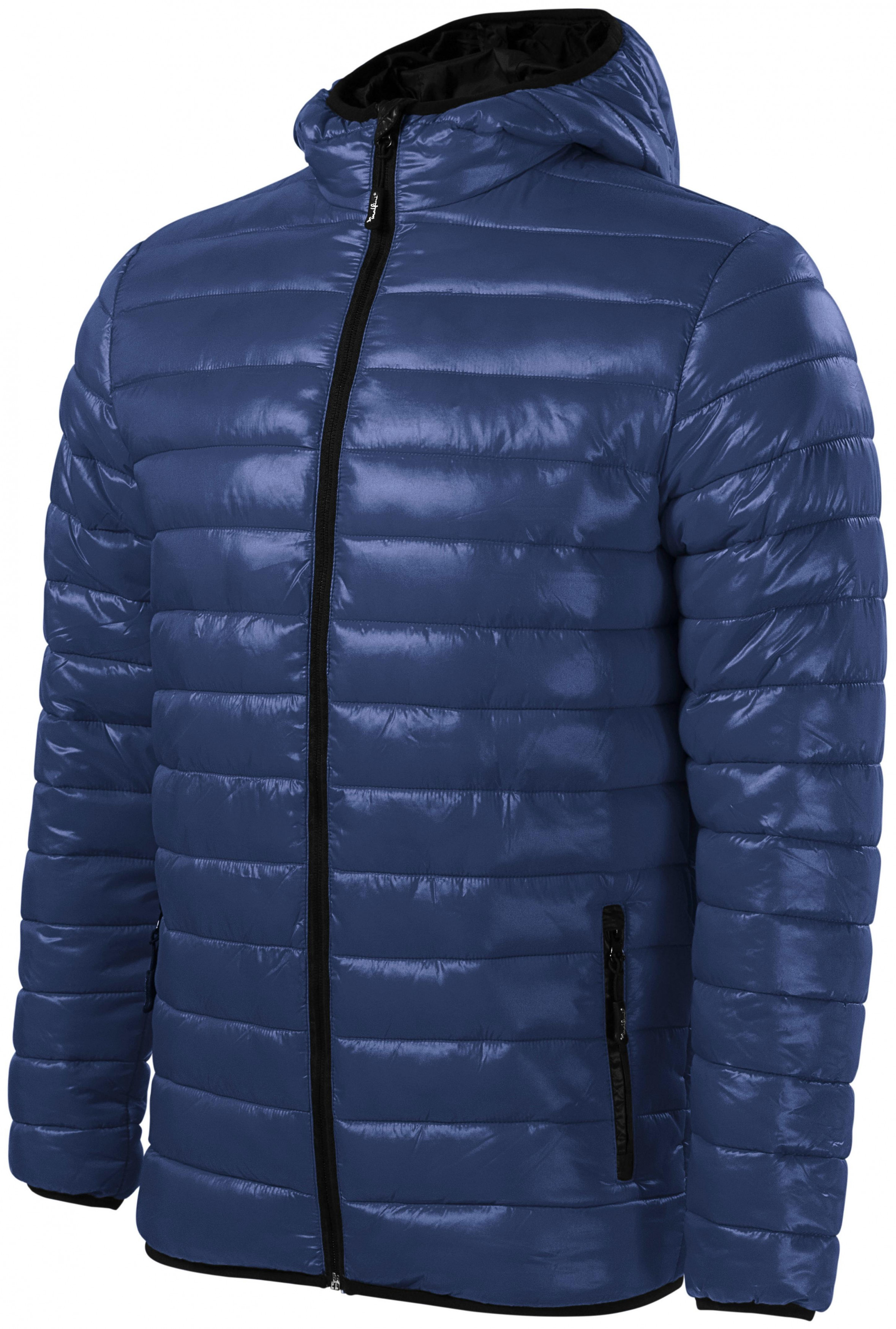 Geacă matlasată pentru bărbați, albastru inchis, 3XL