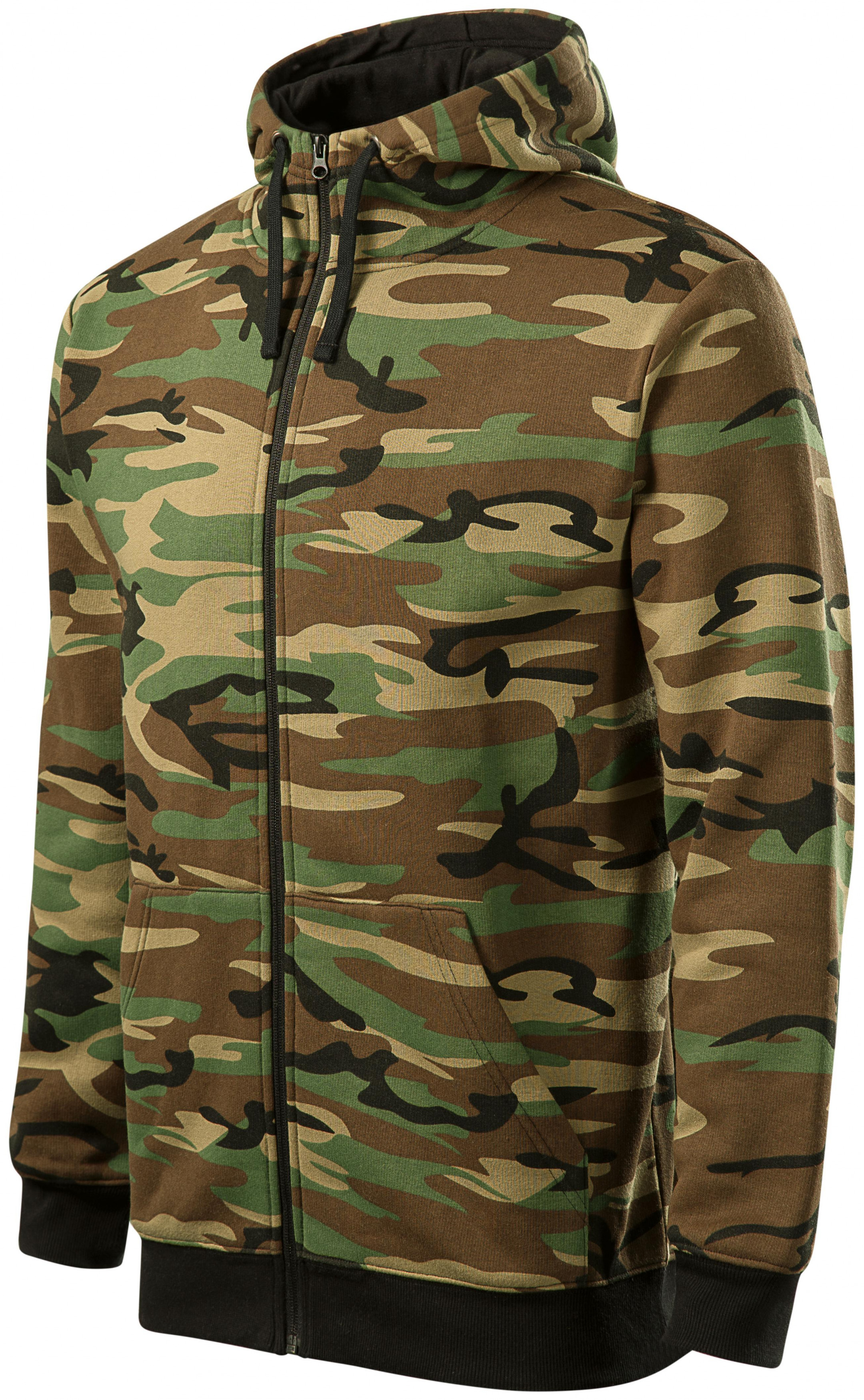 Hanorac de camuflaj pentru bărbați, camuflaj maro, XL