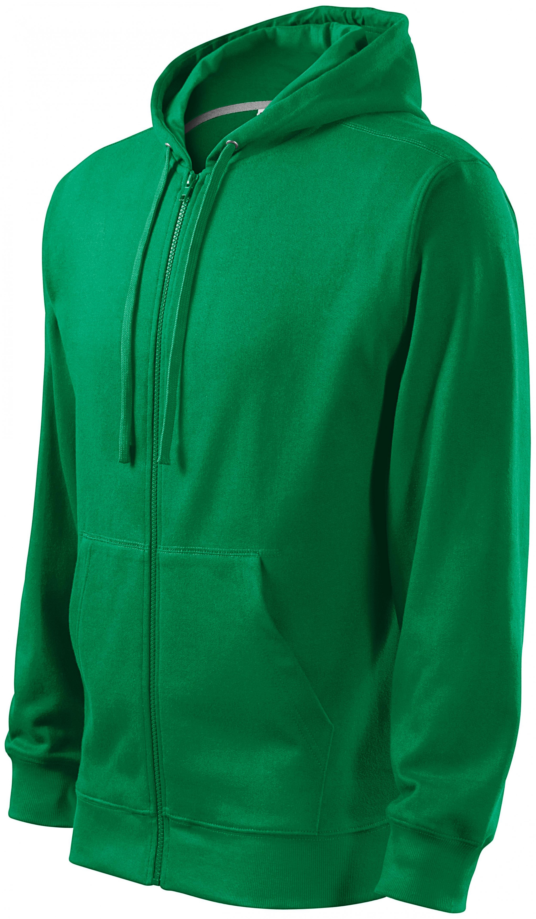 Hanorac pentru bărbați cu glugă, iarba verde, 3XL