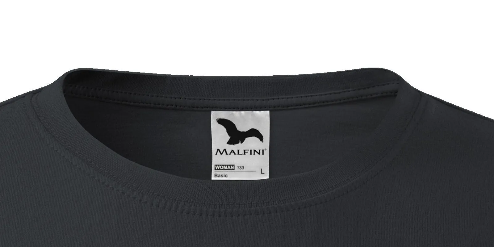 Tricou clasic pentru femei - Decolteu rotund clasic