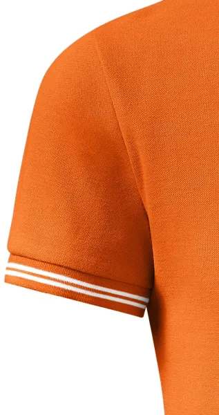 Polo de bărbați cu contrast - Mâneci scurte clasice