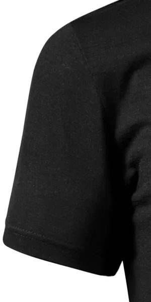 Tricou bărbătesc din lână Merino - Mâneci scurte clasice