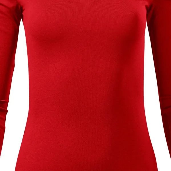 Tricou de damă cu mâneci lungi - Croiala usor mulata