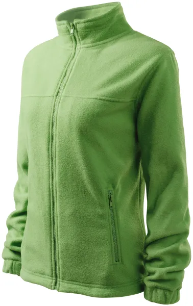 Geacă din piele de damă - Jachetă de fleece pentru femei cu croială clasică