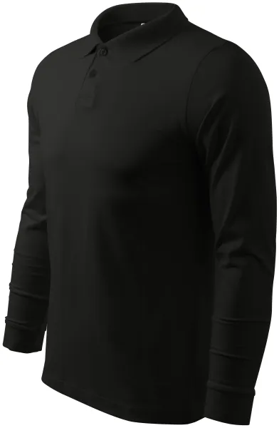 Tricou bărbătesc cu mânecă lungă - Tricou polo bărbătesc din bumbac