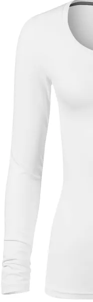Tricou de damă cu mâneci lungi și decolteu mai adânc - Mâneci lungi clasice