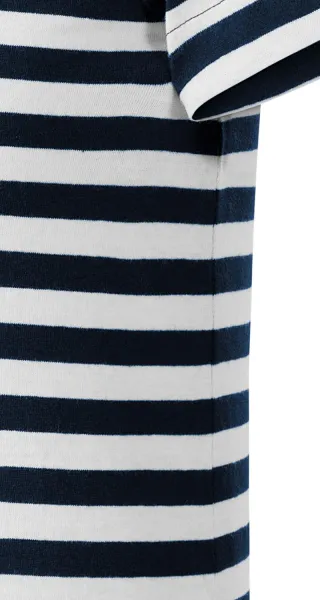 Tricou bleumarin pentru copii - Tăiați cu cusături laterale