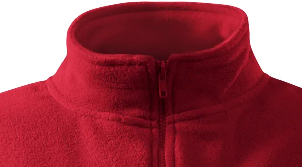 Geacă din piele de damă - Închidere cu fermoar până la bărbie