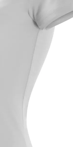 Tricou slim fit pentru femei - Tăiați cu cusături laterale