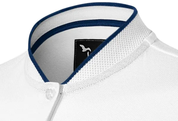 Tricou polo de damă cu guler bomber - Guler bomber