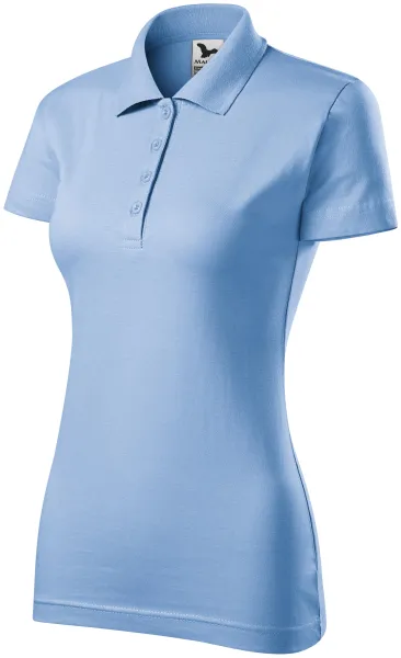Polo tricou slim pentru femei - Tricou polo din bumbac pentru femei