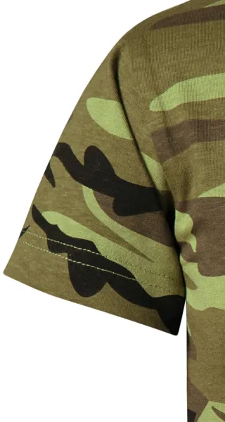 Tricou de camuflaj pentru copii - Mâneci scurte clasice