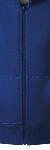 Hanorac pentru copii cu glugă - Fermoar în culoarea hanoracului