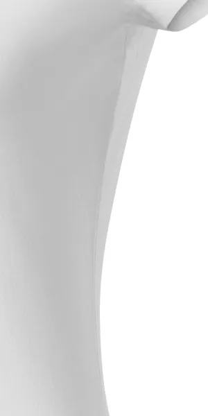 Tricou dama slim fit cu decolteu în V. - Tăiați cu cusături laterale