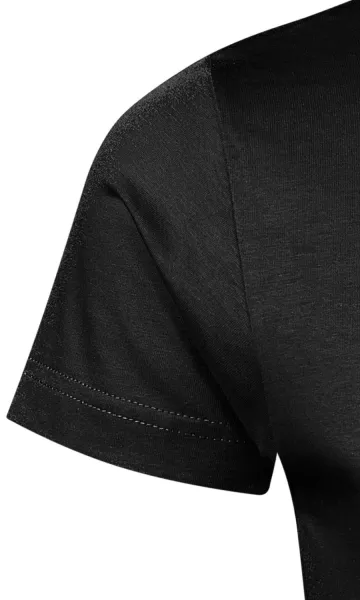 Tricou de bărbați strâns - Mâneci scurte clasice