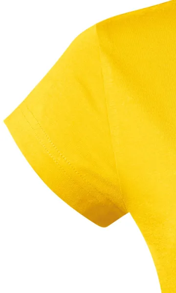 Tricou dama slim fit cu decolteu rotund - Mâneci scurte