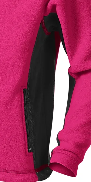 Geacă contrastantă din lână pentru copii - Detalii contrastante întunecate