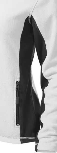 Geacă contrastantă din lână pentru femei - Detalii contrastante întunecate