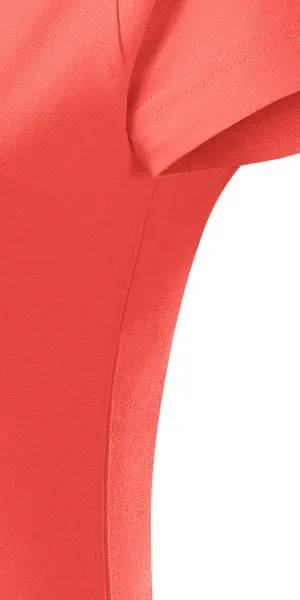 Tricou simplu pentru femei - Tăiați cu cusături laterale