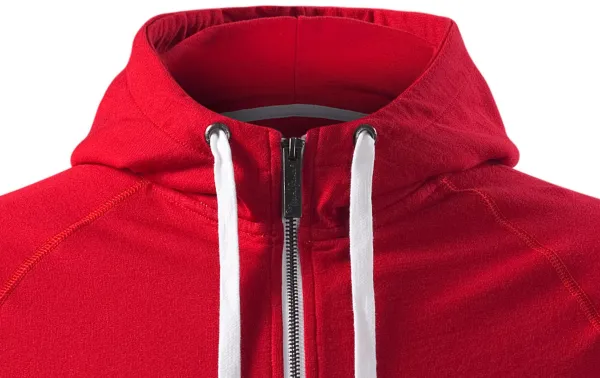 Hanorac bărbătesc contrastant cu glugă - Glugă cu șnururi de strângere