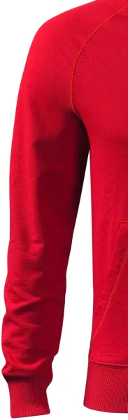 Hanorac bărbătesc contrastant cu glugă - Mâneci lungi clasice