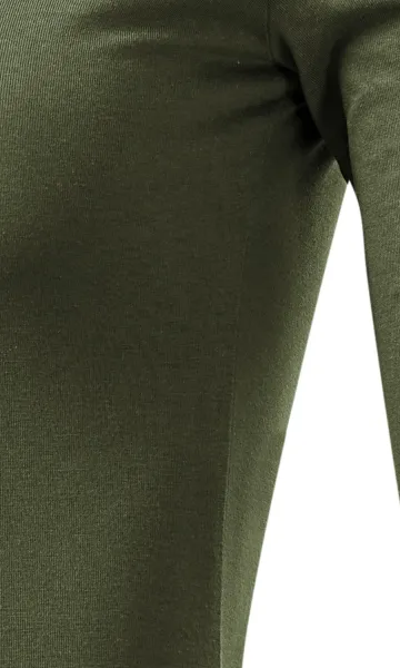 Tricou de damă cu mâneci lungi - Tăiați cu cusături laterale