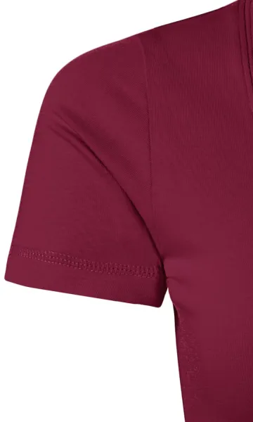 Tricou de damă cu cusături decorative - Mâneci scurte