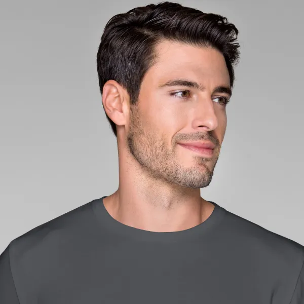 Tricou bărbătesc cu mâneci lungi - Decolteu rotund clasic