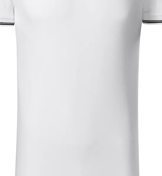 Tricou bărbătesc cu detalii contrastante - Croiala usor conica