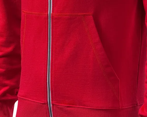 Hanorac bărbătesc contrastant cu glugă - Buzunare tip cangur