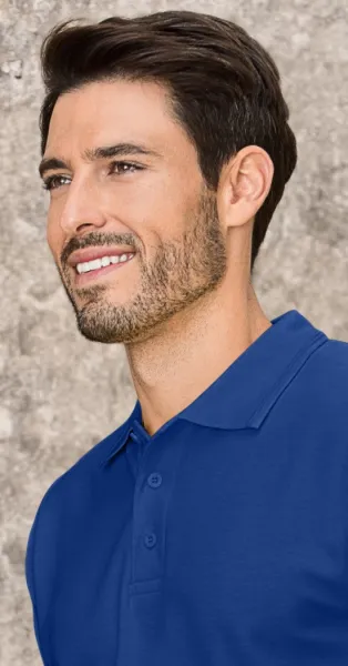 Polo tricou bărbătesc - Închidere cu 3 nasturi