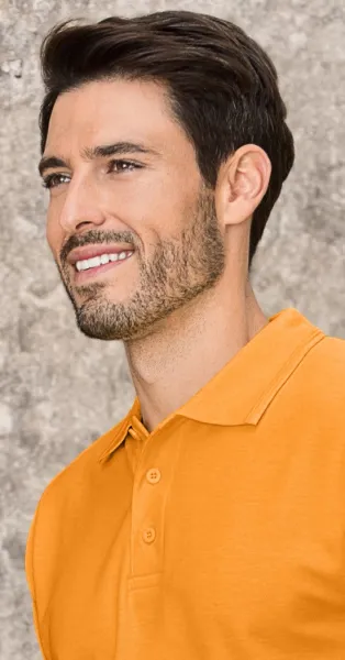 Polo tricou bărbătesc - Închidere cu 3 nasturi