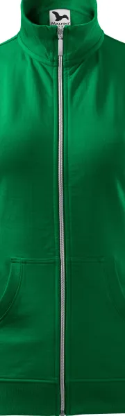 Hanorac de damă fără glugă - Fermoar metalic