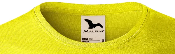 Tricou bărbătesc, din bumbac organic texturat - Decolteu rotund clasic