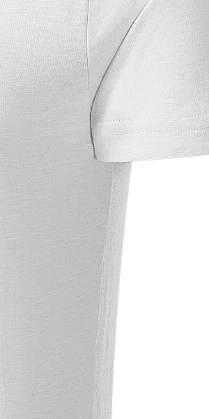 Tricou bărbătesc, din bumbac organic texturat - Tăiați cu cusături laterale