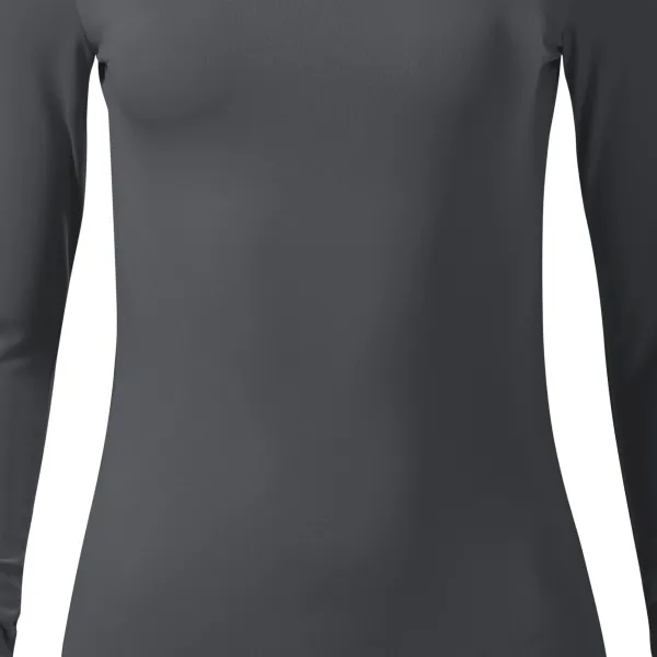 Tricou de damă cu mâneci lungi și decolteu mai adânc - Croiala usor conica