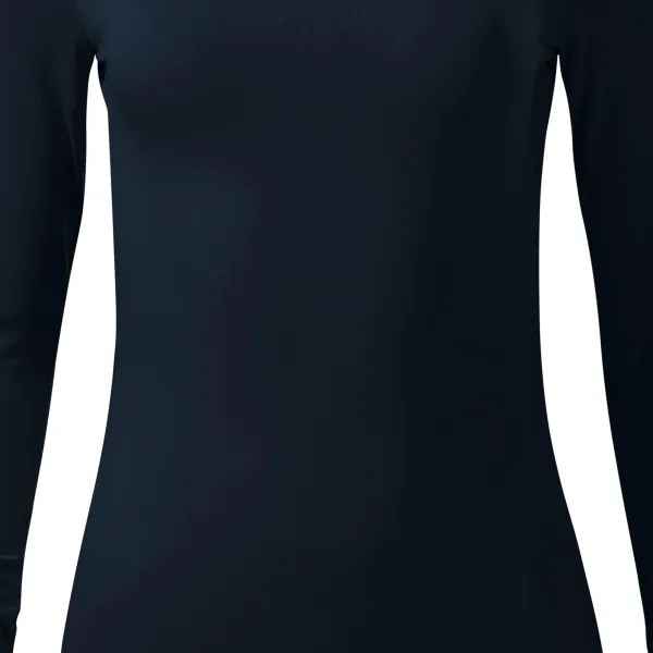 Tricou de damă cu mâneci lungi și decolteu mai adânc - Croiala usor conica