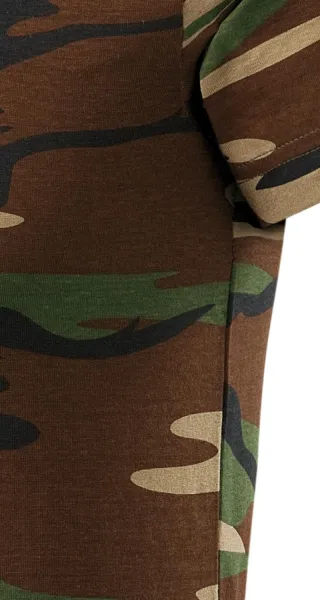Tricou de camuflaj - Tăiați cu cusături laterale