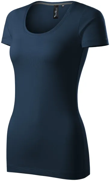 Tricou de damă cu cusături decorative - Tricou de zi cu zi pentru femei