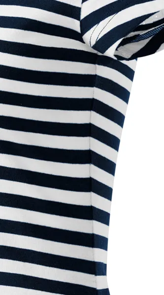 Tricou dama bleumarin - Tăiați cu cusături laterale