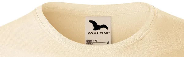 Tricou bărbătesc, din bumbac organic texturat - Decolteu rotund clasic