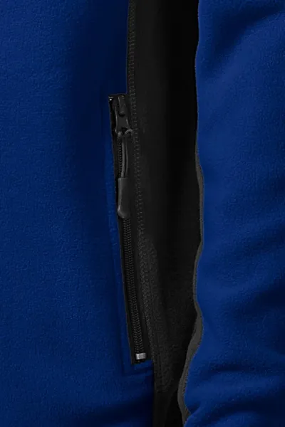 Geacă bărbătească din lână contrastantă - Buzunare practice cu fermoar