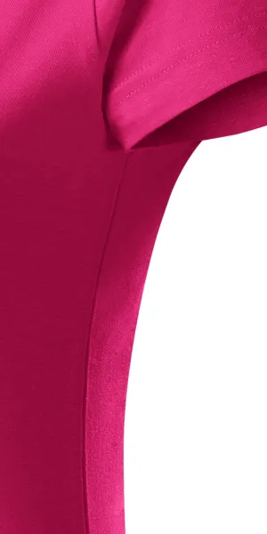Tricou simplu pentru femei - Tăiați cu cusături laterale
