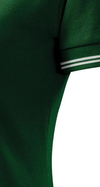 Polo de dama cu contrast - Croială cu cusături laterale