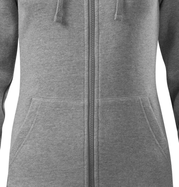 Hanorac de damă cu glugă - Croială conică cu cusături laterale