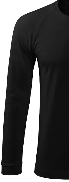 Tricou bărbătesc contrastant cu mâneci lungi - Mâneci lungi raglan